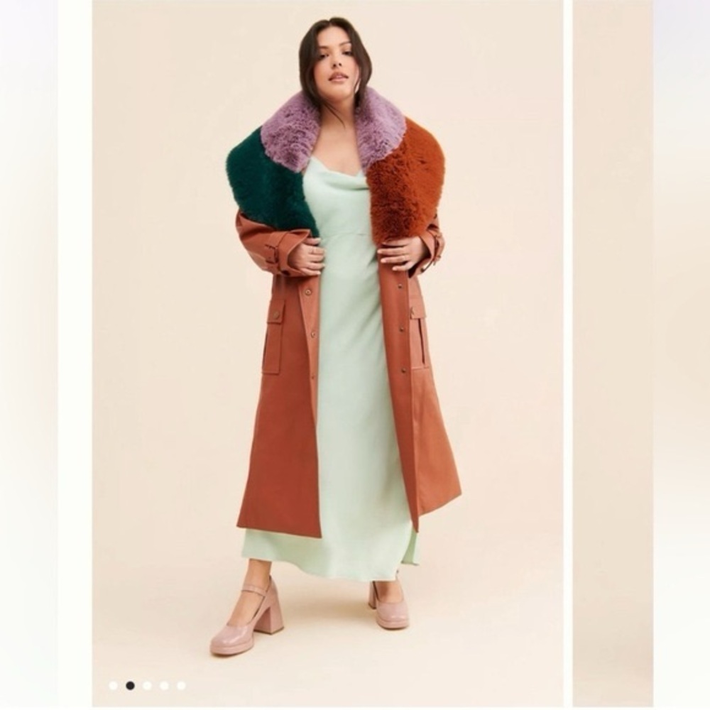 Anthropologie hutch Bowie Trench Coat size S petite Olivia dean